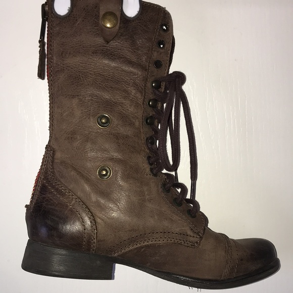 🥾 Steve Madden Lace Up Boots FF27 - Picture 2 of 3